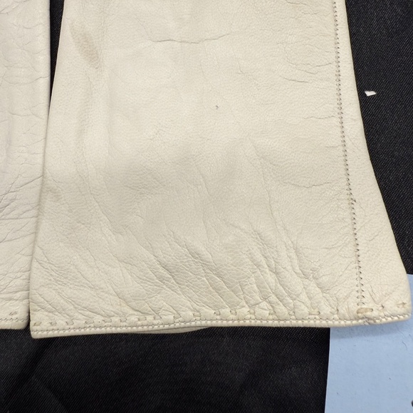 Unused ,Vintage, Roger Fare for Saks Fifth Avenue Cream Kidskin Gloves , France - Picture 3 of 12